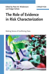 The Role of Evidence in Risk Characterization_cover