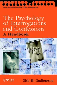 The Psychology of Interrogations and Confessions_cover