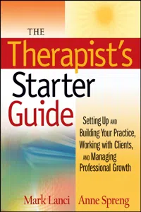 The Therapist's Starter Guide_cover