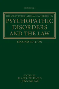The Wiley International Handbook on Psychopathic Disorders and the Law_cover