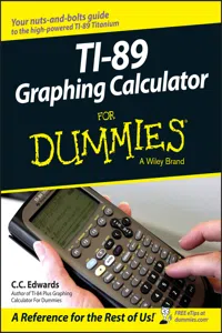 TI-89 Graphing Calculator For Dummies_cover