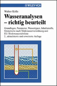 Wasseranalysen - richtig beurteilt_cover