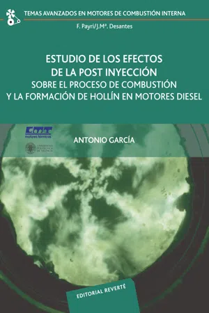 Estudio de los efectos de la post inyección sobre el proceso de combustión y la formación de Hollín en Motores diesel