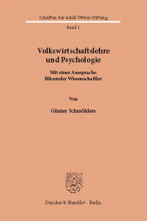 Volkswirtschaftslehre und Psychologie.