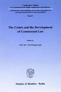 The Courts and the Development of Commercial Law._cover