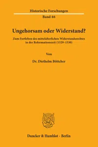 Ungehorsam oder Widerstand?_cover