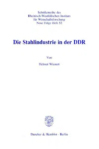 Die Stahlindustrie in der DDR._cover