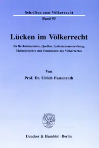 Lücken im Völkerrecht._cover