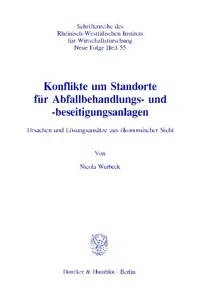 Konflikte um Standorte für Abfallbehandlungs- und -beseitigungsanlagen._cover