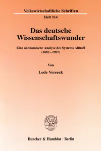 Das deutsche Wissenschaftswunder._cover