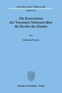 Die Konvention der Vereinten Nationen über die Rechte des Kindes._cover