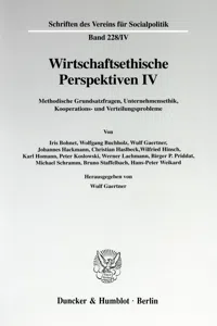 Wirtschaftsethische Perspektiven IV._cover