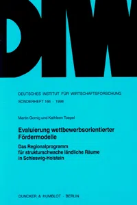 Evaluierung wettbewerbsorientierter Fördermodelle._cover