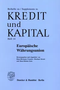 Europäische Währungsunion._cover