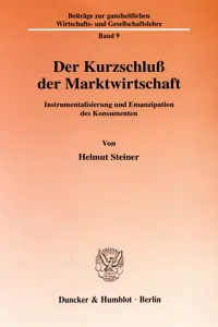 Der Kurzschluß der Marktwirtschaft._cover