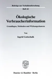 Ökologische Verbraucherinformation._cover