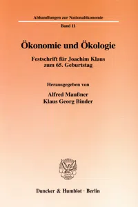 Ökonomie und Ökologie._cover