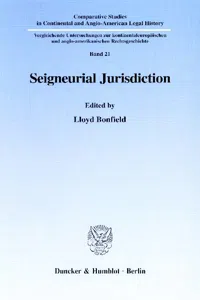 Seigneurial Jurisdiction._cover