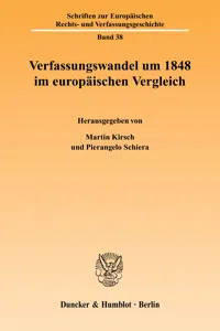 Verfassungswandel um 1848 im europäischen Vergleich._cover