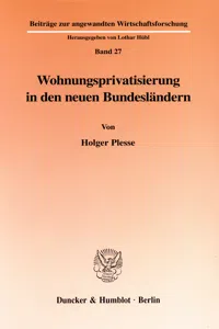 Wohnungsprivatisierung in den neuen Bundesländern._cover