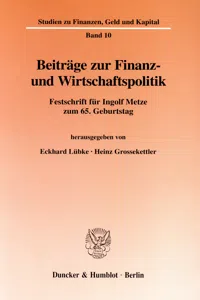 Beiträge zur Finanz- und Wirtschaftspolitik._cover