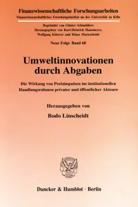 Umweltinnovationen durch Abgaben._cover