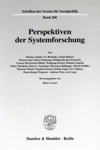 Perspektiven der Systemforschung._cover