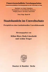 Staatshandeln im Umweltschutz._cover