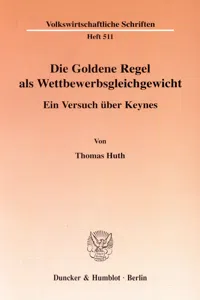 Die Goldene Regel als Wettbewerbsgleichgewicht._cover