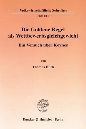 Die Goldene Regel als Wettbewerbsgleichgewicht.