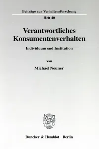 Verantwortliches Konsumentenverhalten._cover