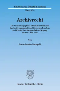 Archivrecht._cover