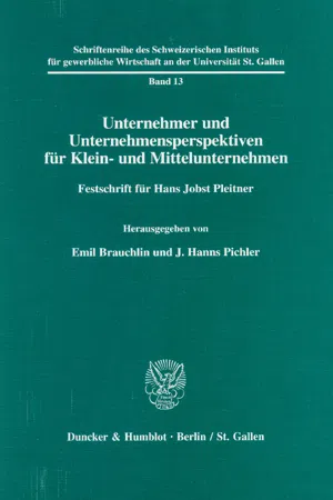 Unternehmer und Unternehmensperspektiven für Klein- und Mittelunternehmen.