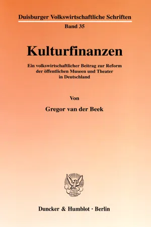 Kulturfinanzen.