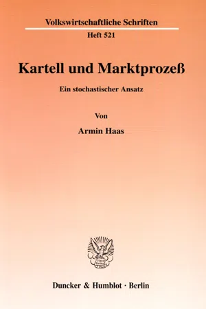 Kartell und Marktprozeß.