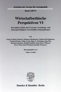 Wirtschaftsethische Perspektiven VI._cover