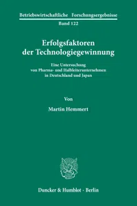 Erfolgsfaktoren der Technologiegewinnung._cover