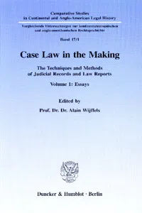 Case Law in the Making._cover