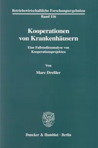 Kooperationen von Krankenhäusern._cover