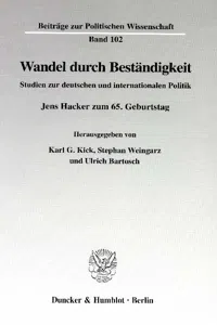 Wandel durch Beständigkeit._cover