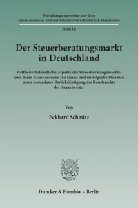 Der Steuerberatungsmarkt in Deutschland._cover