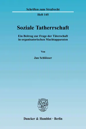 Soziale Tatherrschaft.