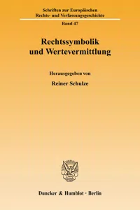 Rechtssymbolik und Wertevermittlung._cover