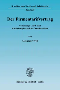 Der Firmentarifvertrag._cover