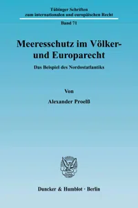 Meeresschutz im Völker- und Europarecht._cover