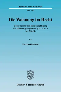 Die Wohnung im Recht._cover