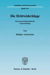 Die Drittwiderklage._cover