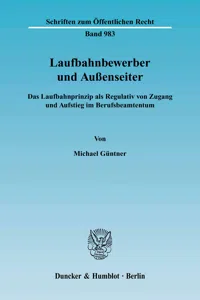 Laufbahnbewerber und Außenseiter._cover