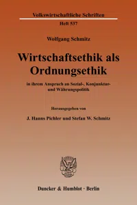 Wirtschaftsethik als Ordnungsethik_cover