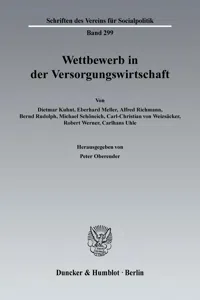 Wettbewerb in der Versorgungswirtschaft._cover